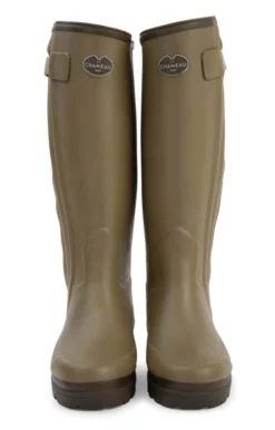 Ladies Full Zip Neoprene Lined Welly -House Of Bruar TA51554DKGREEN 5