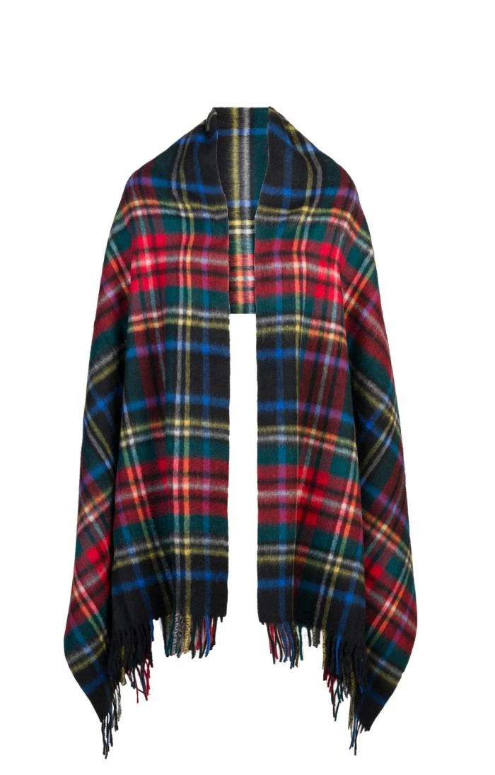 Ladies Lambswool Tartan Stole 3 Ladies Lambswool Tartan Stole - Image 3