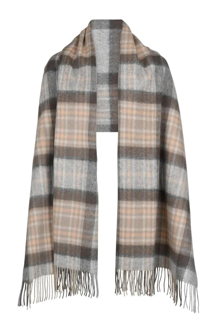 Ladies Lambswool Tartan Stole 1 Ladies Lambswool Tartan Stole
