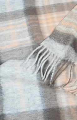 Ladies Lambswool Tartan Stole 22 Ladies Lambswool Tartan Stole -House Of Bruar TF00080NATMCKELLAR 1