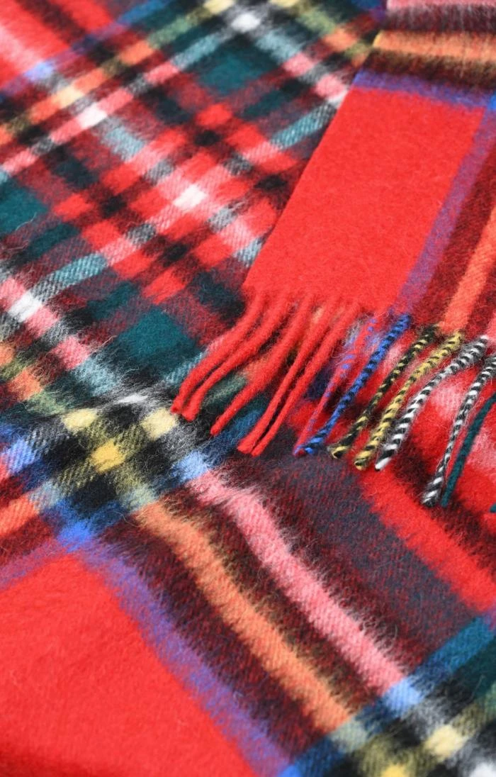 Ladies Lambswool Tartan Stole 12 Ladies Lambswool Tartan Stole - Image 12