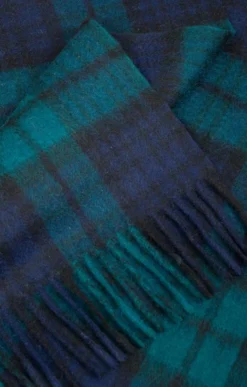 Ladies Lambswool Tartan Ruana 7 Ladies Lambswool Tartan Ruana -House Of Bruar TF14284BLACKWATCH 1