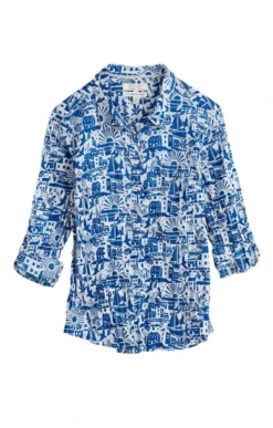 Ladies Seasalt Larissa Shirt -House Of Bruar TN00999GEOSEASTRYWTRFRNT 2