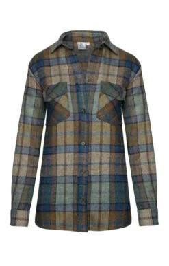 Tweed Overshirt 32 Tweed Overshirt -House Of Bruar TN07410DENIMFORESTCHK 1