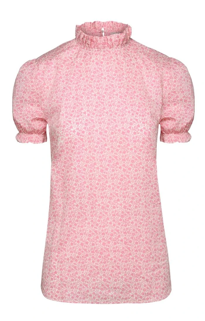 Ladies Ruffle T Shirt<br>Made With Liberty Fabric 2 Ladies Ruffle T Shirt<br>Made With Liberty Fabric - Image 2