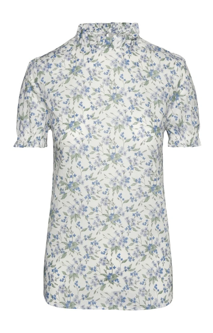 Ladies Ruffle T Shirt<br>Made With Liberty Fabric 8 Ladies Ruffle T Shirt<br>Made With Liberty Fabric - Image 8