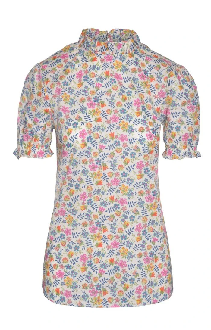 Ladies Ruffle T Shirt<br>Made With Liberty Fabric 14 Ladies Ruffle T Shirt<br>Made With Liberty Fabric - Image 14