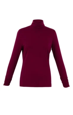 Ladies Marble Classic Polo Neck Sweater