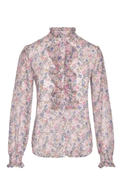 Ladies Chiffon Frill Blouse 11 Ladies Chiffon Frill Blouse -House Of Bruar TN22147SUMMERBLISS 1