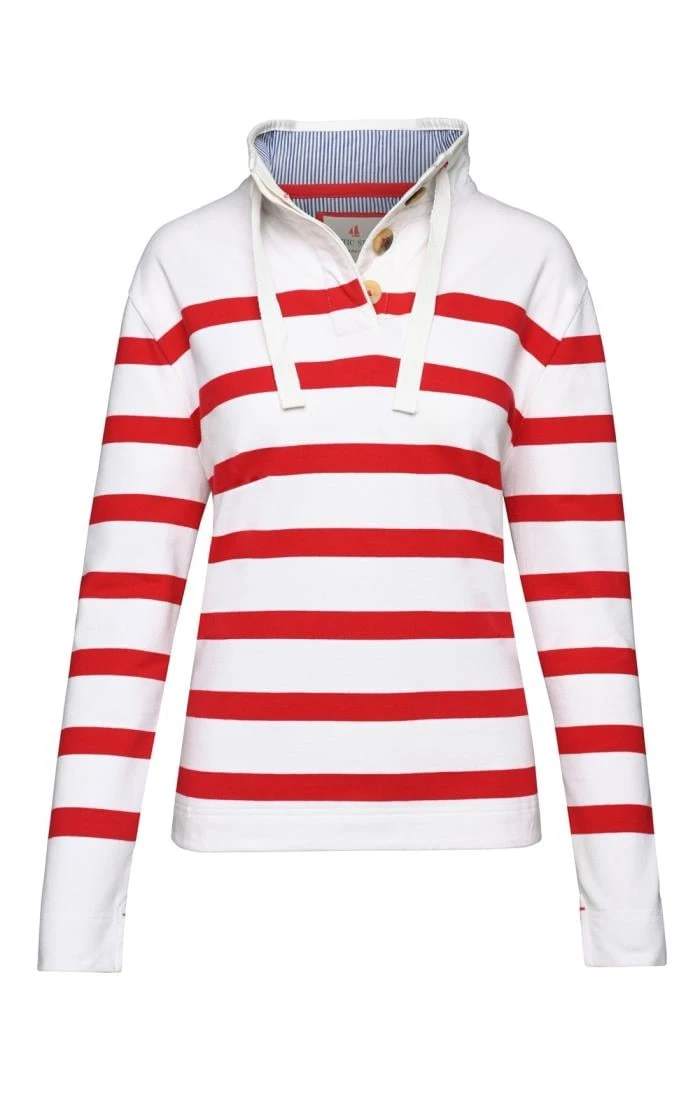 Ladies Button Neck Sweatshirt 8 Ladies Button Neck Sweatshirt - Image 8