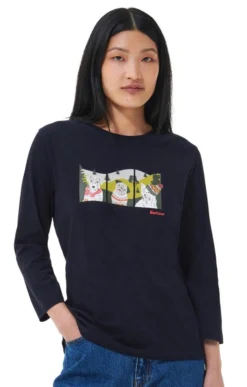 Ladies Barbour Winter Hopewell T-Shirt