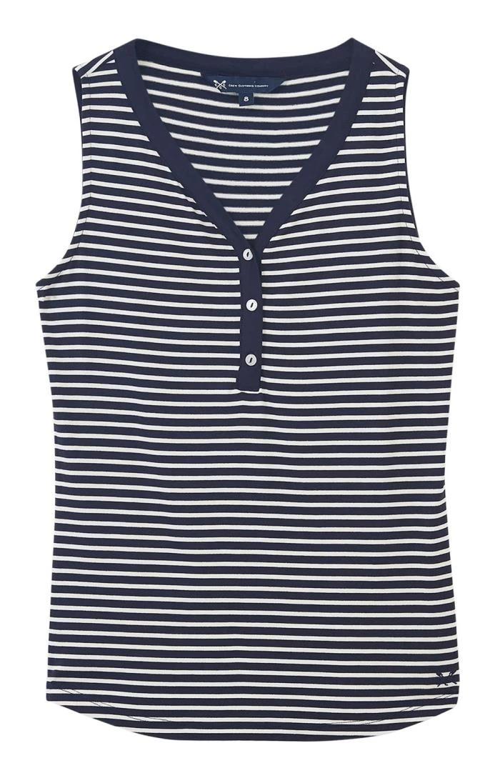 Ladies Crew Clothing Henley Vest Top 5 Ladies Crew Clothing Henley Vest Top - Image 5