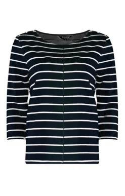 Ladies Button Shoulder Crew