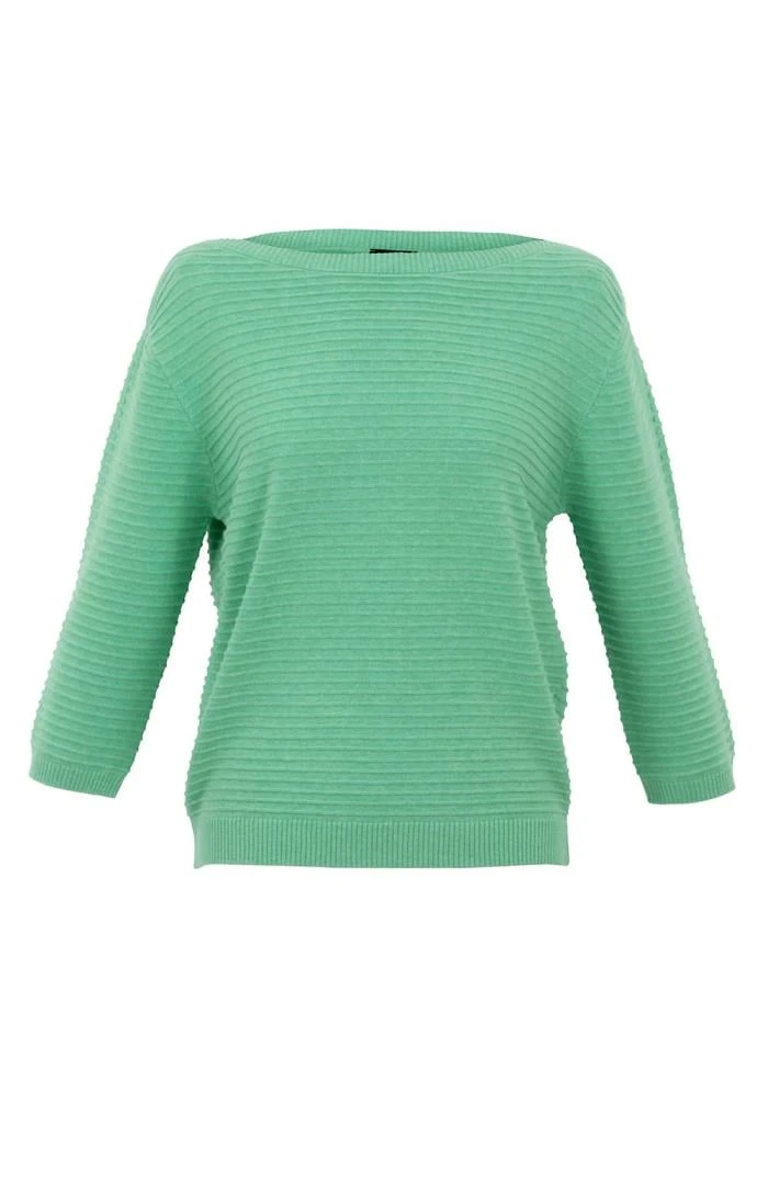 Ladies Marble Boat Neck Ribbed Sweater 1 Ladies Marble Boat Neck Ribbed Sweater
