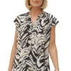 Ladies Pomodoro Zebra Blouse