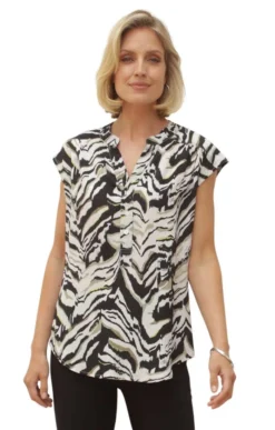 Ladies Pomodoro Zebra Blouse