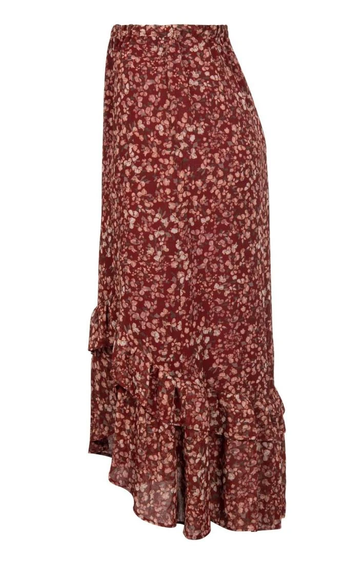 Ladies Chiffon Frill Skirt 8 Ladies Chiffon Frill Skirt - Image 8