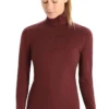 Ladies Oasis Long Sleeved Half Zip Top