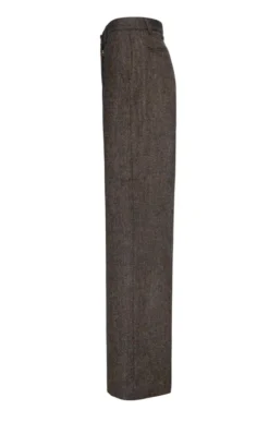 Ladies Tweed Wide Leg Trouser 14 Ladies Tweed Wide Leg Trouser -House Of Bruar TP02300MIDNIGHTBCORN 1