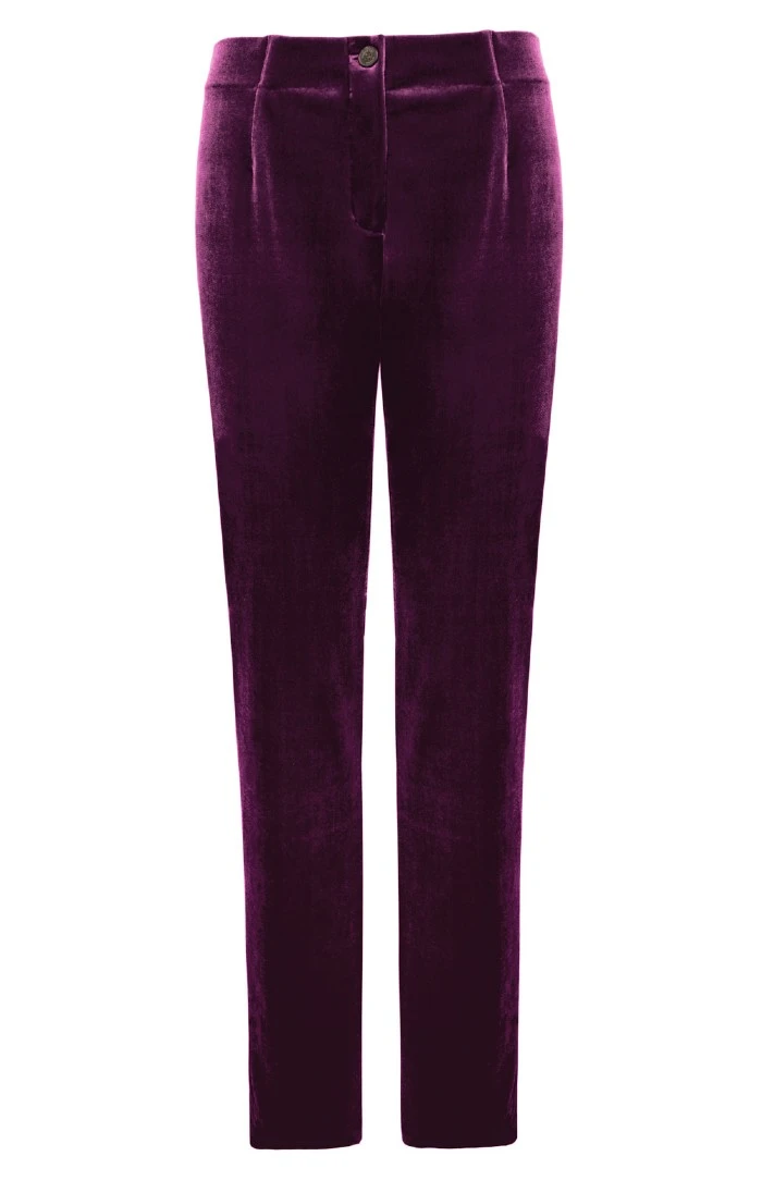 Velvet Pull-On Trousers 2 Velvet Pull-On Trousers - Image 2