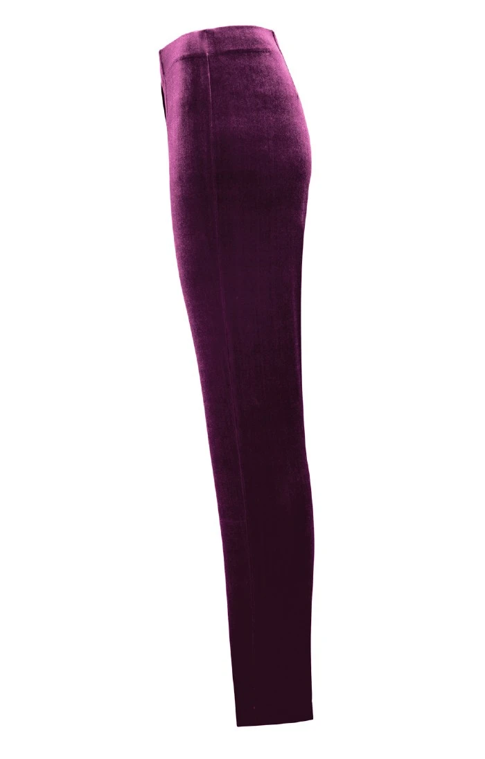Velvet Pull-On Trousers 3 Velvet Pull-On Trousers - Image 3