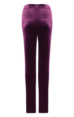 Velvet Pull-On Trousers 23 Velvet Pull-On Trousers -House Of Bruar TP08010AUBERGINE 3