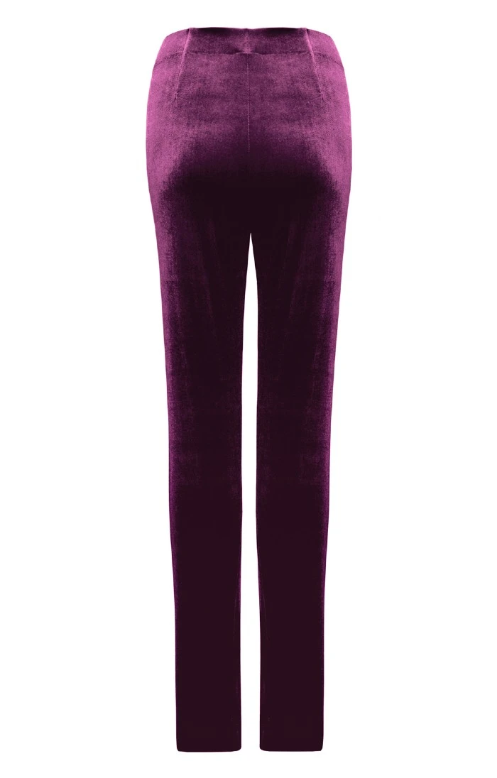Velvet Pull-On Trousers 4 Velvet Pull-On Trousers - Image 4