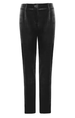 Velvet Pull-On Trousers 24 Velvet Pull-On Trousers -House Of Bruar TP08010BLACK 1