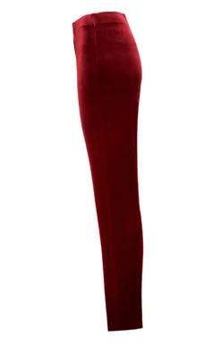 Velvet Pull-On Trousers 28 Velvet Pull-On Trousers -House Of Bruar TP08010BURGUNDY 2