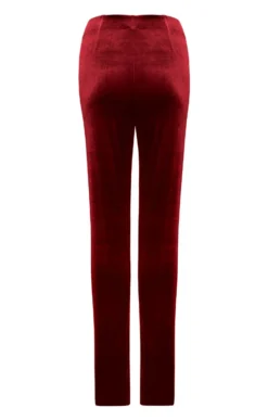 Velvet Pull-On Trousers 29 Velvet Pull-On Trousers -House Of Bruar TP08010BURGUNDY 3