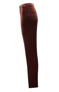 Velvet Pull-On Trousers 32 Velvet Pull-On Trousers -House Of Bruar TP08010CHOCOLATE 1