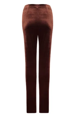 Velvet Pull-On Trousers 33 Velvet Pull-On Trousers -House Of Bruar TP08010CHOCOLATE 2