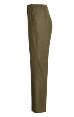 Ladies Classic Flannel Trousers -House Of Bruar TP09415DEEPFORESTMEL 2