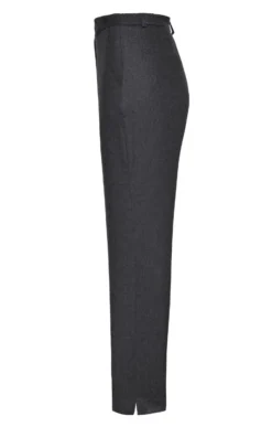 Ladies Classic Flannel Trousers -House Of Bruar TP09415SLATEGREYMEL 1