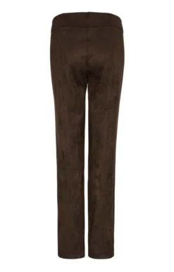 Ladies Faux Suede Stretch Pull-Ons 13 Ladies Faux Suede Stretch Pull-Ons -House Of Bruar TP11021DKBROWN 3