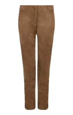 Ladies Faux Suede Stretch Pull-Ons 17 Ladies Faux Suede Stretch Pull-Ons -House Of Bruar TP11021DKTAN 1