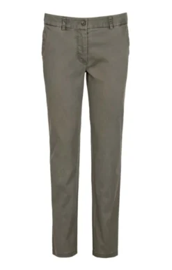 Ladies Stretch Chino Trouser 33 Ladies Stretch Chino Trouser -House Of Bruar TP11023OLIVE 1