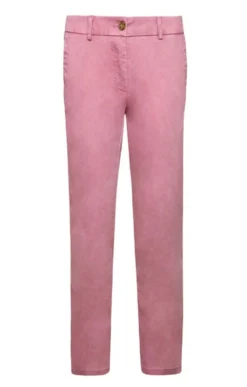 Ladies Stretch Chino Trouser 36 Ladies Stretch Chino Trouser -House Of Bruar TP11023PINK 1