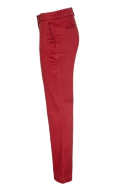 Ladies Stretch Chino Trouser 39 Ladies Stretch Chino Trouser -House Of Bruar TP11023RED 2