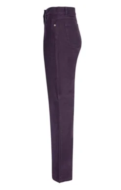 Ladies Moleskin Jeans 15 Ladies Moleskin Jeans -House Of Bruar TP12001AUBERGINE 1