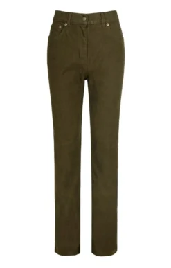 Ladies Moleskin Jeans 20 Ladies Moleskin Jeans -House Of Bruar TP12001OLIVE 1 1
