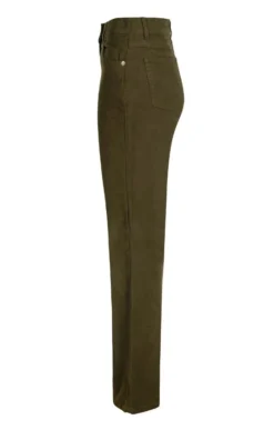 Ladies Moleskin Jeans 21 Ladies Moleskin Jeans -House Of Bruar TP12001OLIVE 2