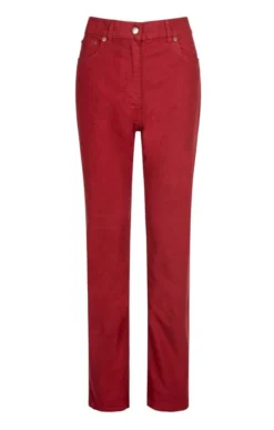 Ladies Moleskin Jeans 22 Ladies Moleskin Jeans -House Of Bruar TP12001RED 1