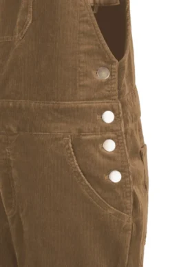 Ladies Cord Dungarees 24 Ladies Cord Dungarees -House Of Bruar TP22007BEIGE 4