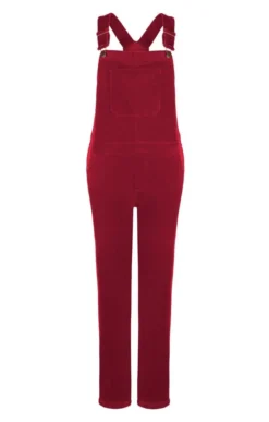 Ladies Cord Dungarees 33 Ladies Cord Dungarees -House Of Bruar TP22007GARNET 1