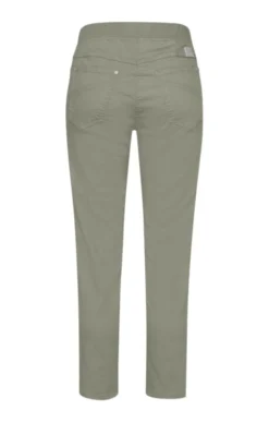 Ladies Brax Elastic Waist 6/8 Jean 7 Ladies Brax Elastic Waist 6/8 Jean -House Of Bruar TP23012PASTELGRN 1