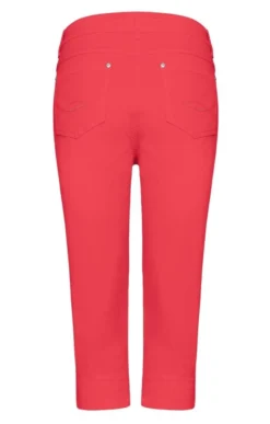 Ladies Anna Montana Capri Chino Jeans 19 Ladies Anna Montana Capri Chino Jeans -House Of Bruar TP23140RED 2