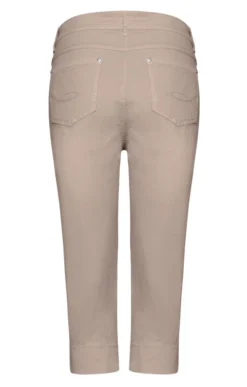 Ladies Anna Montana Capri Chino Jeans 25 Ladies Anna Montana Capri Chino Jeans -House Of Bruar TP23140TAUPE 2