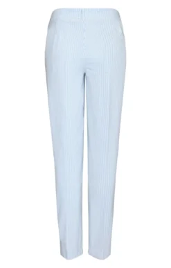 Ladies Anna Montana Fine Stripe Pull On Trousers -House Of Bruar TP23142BLUEWHITE 2