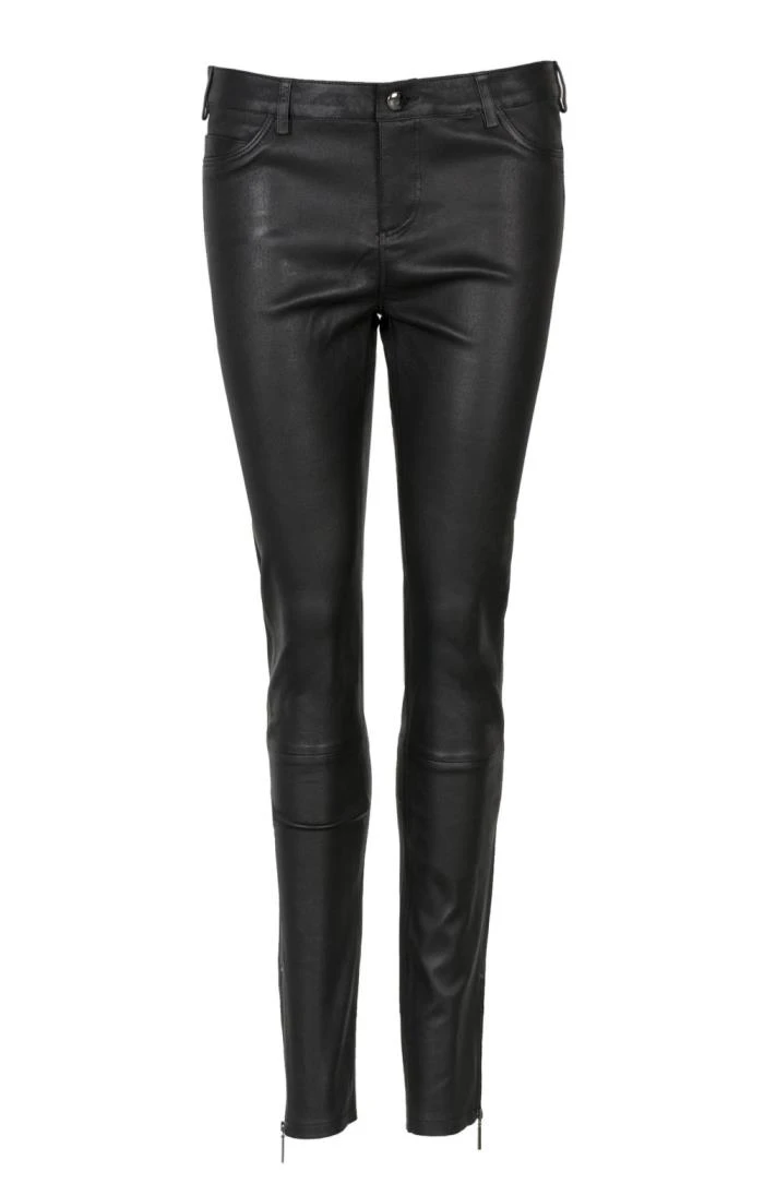 Ladies Five Pocket Lamb Nappa Jeans 1 Ladies Five Pocket Lamb Nappa Jeans